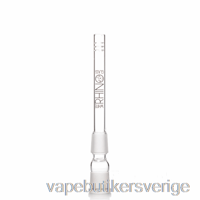 Vape Sverige White Rhino 19/19 Glas Downstem 5inch